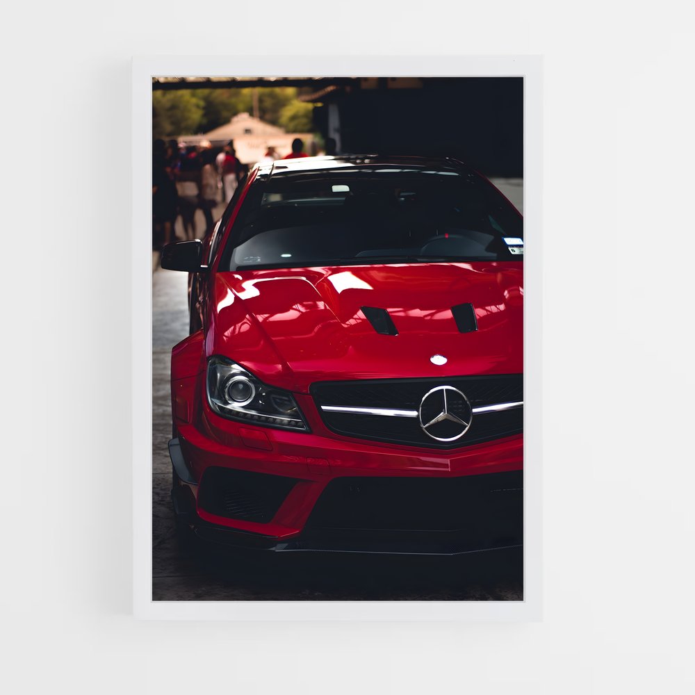 Poster raffiné AMG C – affiche Mercedes (vue 3)